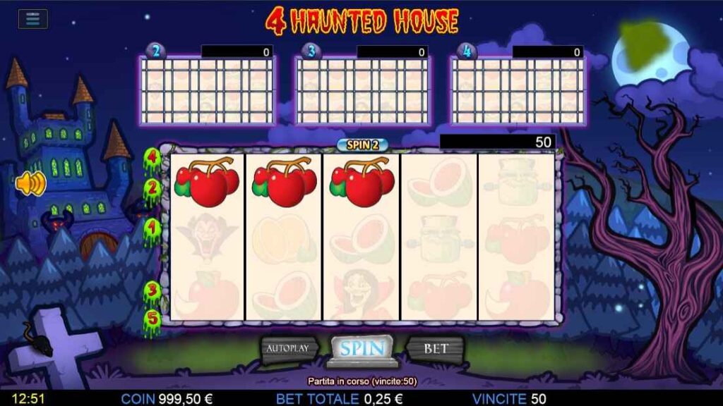 4 haunted house win