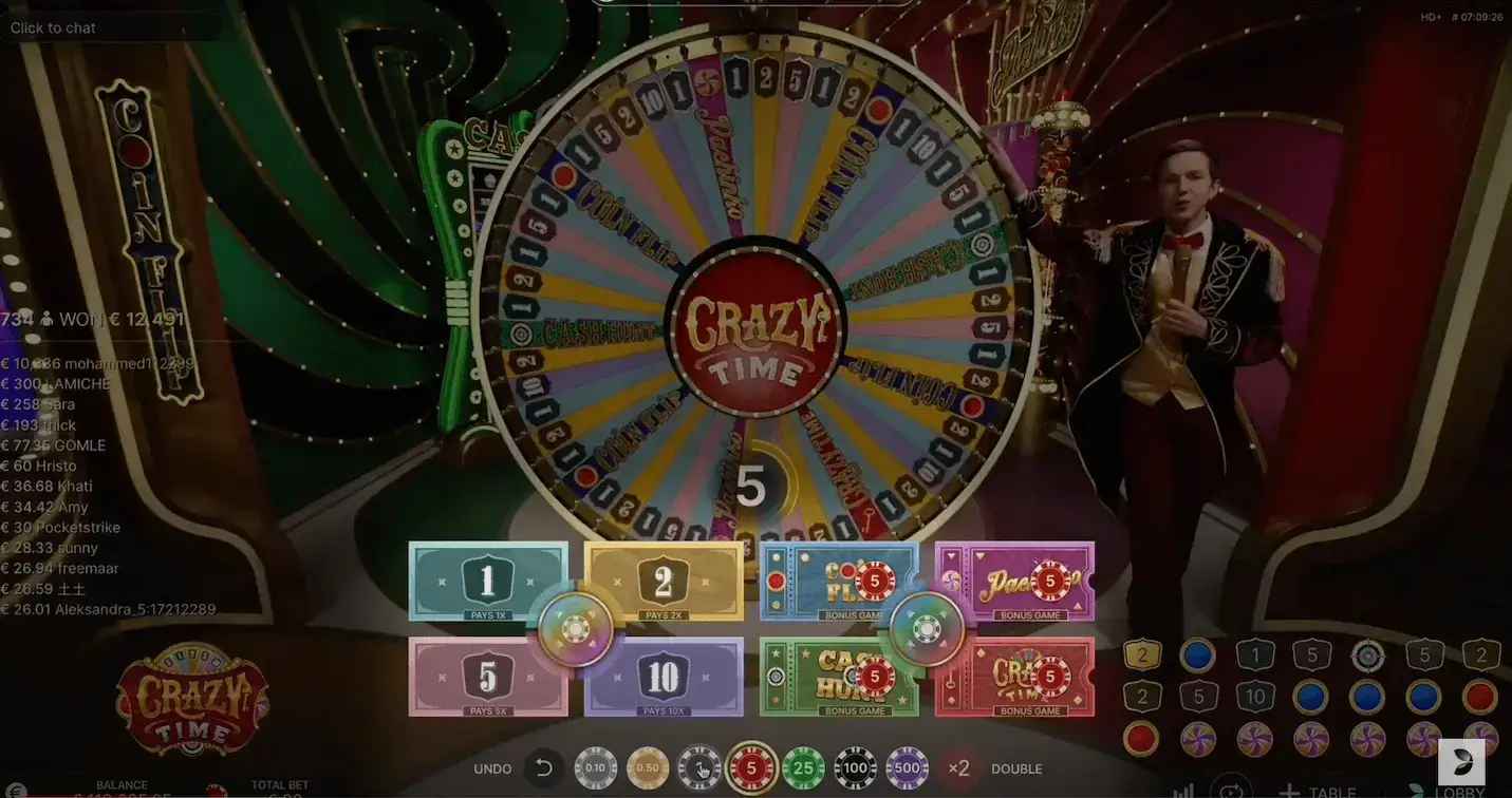 crazy time stake