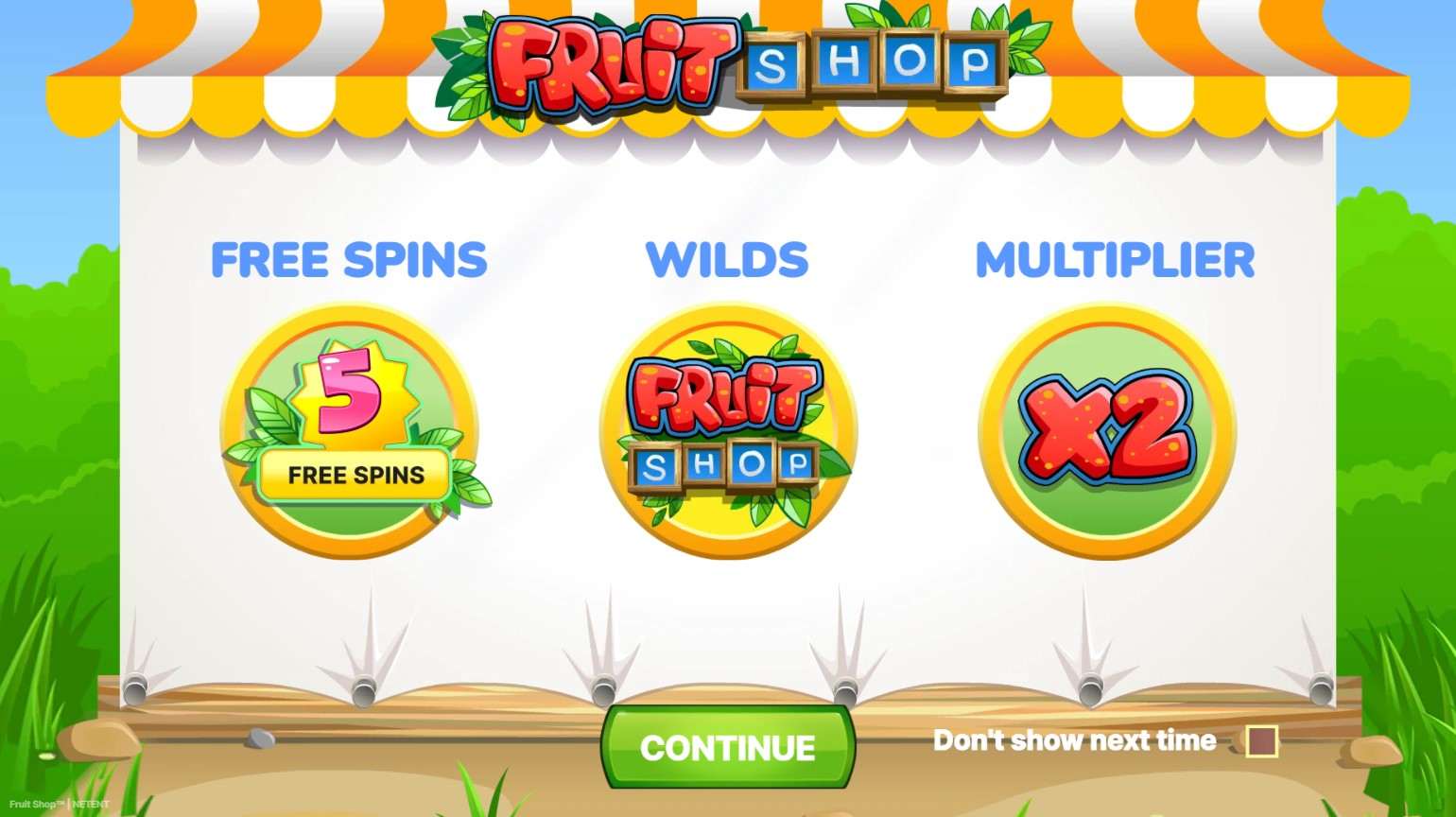 fruit shop slot