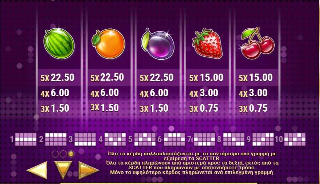 star joker paytable