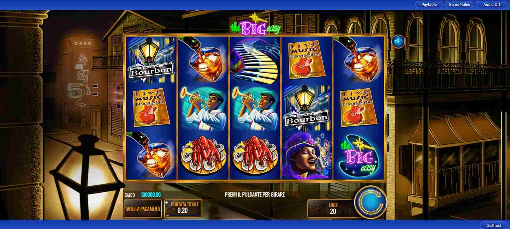 the big easy slot